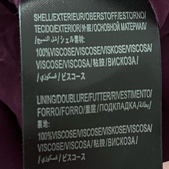 Anthropologie Farm Rio Jennifer Blouse Top Boho   Feminine Size Medium Purple - Picture 16 of 16